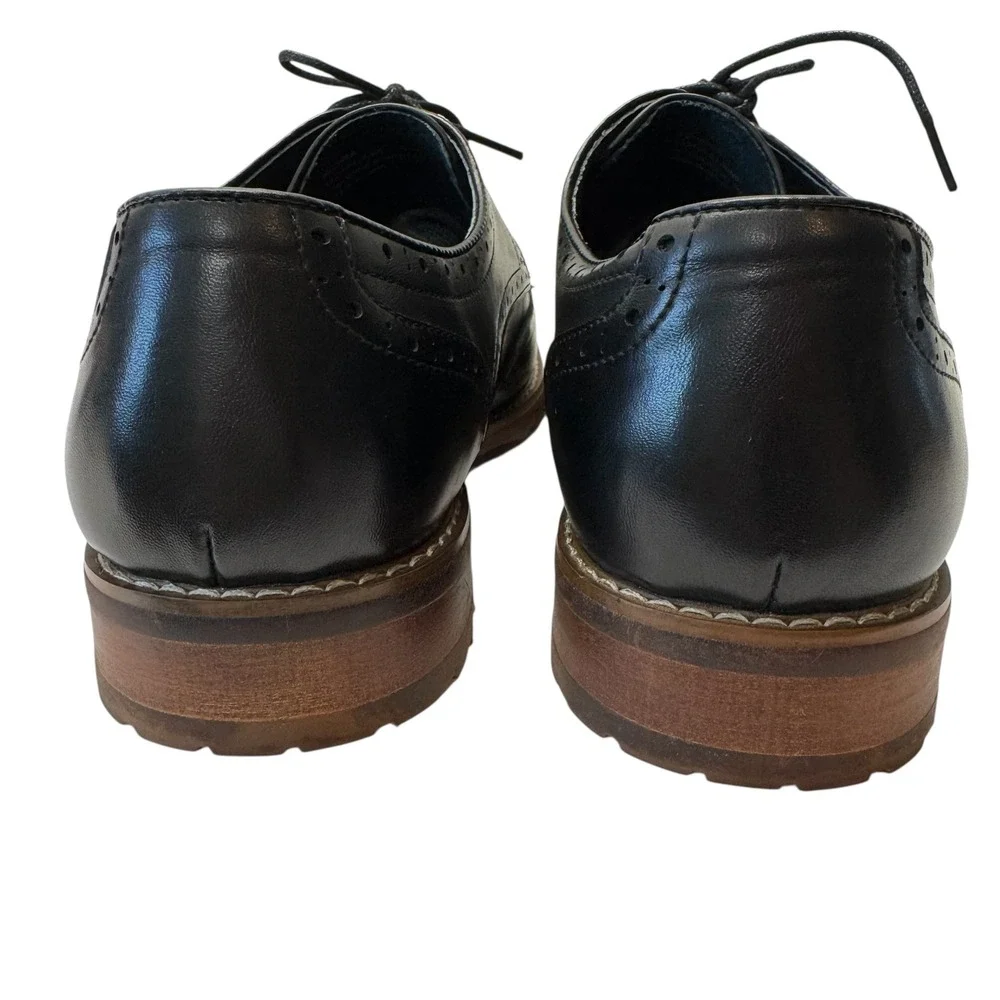 UV‎ Signature Black Label Leather Wingtip Oxford Dress Shoes Mens Size 14 #Shoes